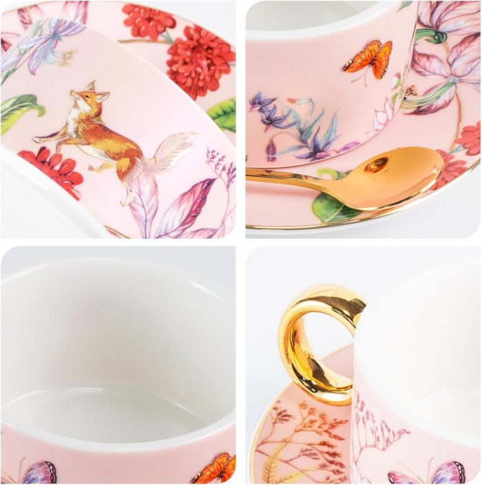 71yC1EjiasL._AC_SL1500_.jpg KAMMAK 8CZNX051 ceramic cup and saucer close-up material texture detail image 4