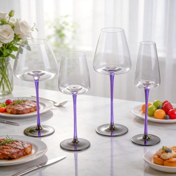 KAMMAK 8KPXH040 wine glasses decorative craft detail image 7