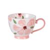 KAMMAK 8CZGX002 ceramic cup and saucer side angle view showing silhouette