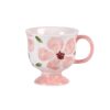 KAMMAK 8CZGX005 ceramic cup and saucer side angle view showing silhouette