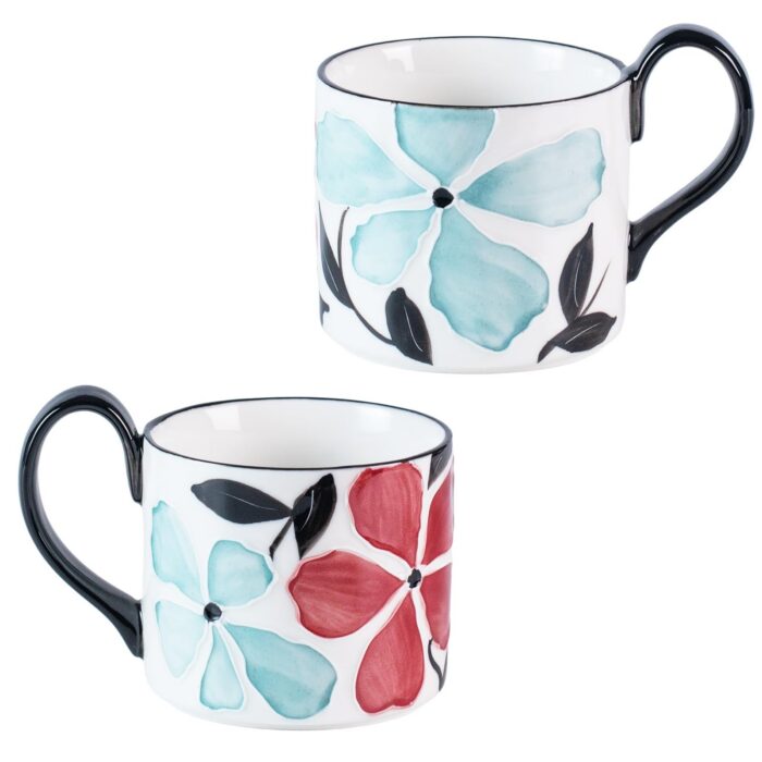 KAMMAK 8CZGX015 ceramic cup and saucer side angle view showing silhouette