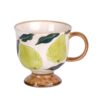 KAMMAK 8CZGX024 ceramic cup and saucer side angle view showing silhouette