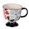 KAMMAK 8CZGX025 ceramic cup and saucer side angle view showing silhouette