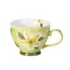 KAMMAK 8CZGX029 ceramic cup and saucer side angle view showing silhouette