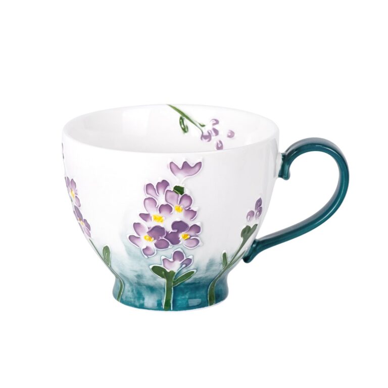 KAMMAK Spring Lily of the Valley Ceramic Goblet – GX031 – detail view 2