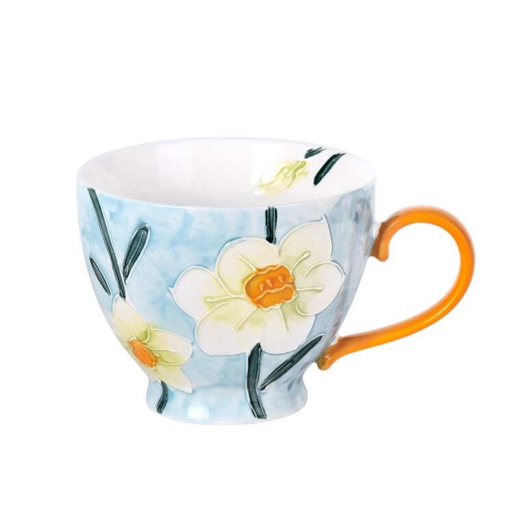 KAMMAK Moonlit Breeze Floral Ceramic Goblet – GX032 – detail view 2