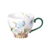 KAMMAK 8CZGX037 ceramic cup and saucer side angle view showing silhouette