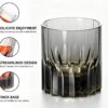 KAMMAK 7KPSP1000 whiskey glasses side angle view showing silhouette