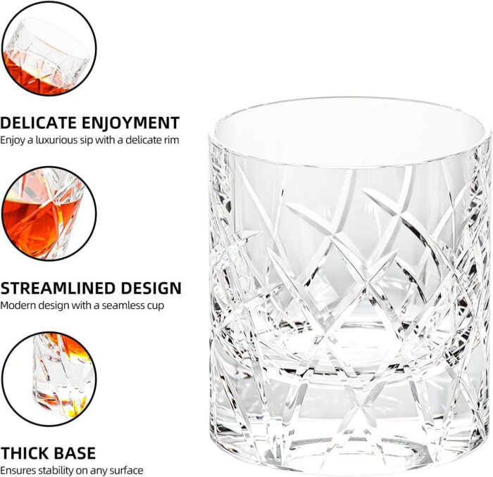 KAMMAK 7KPSP1010 whiskey glasses shape and proportion detail image 3