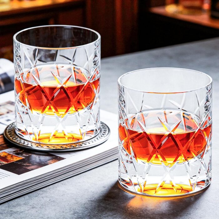 KAMMAK 7KPSP1010 whiskey glasses styled on dining table image 5
