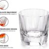 KAMMAK 7KPSP1008 whiskey glasses side angle view showing silhouette