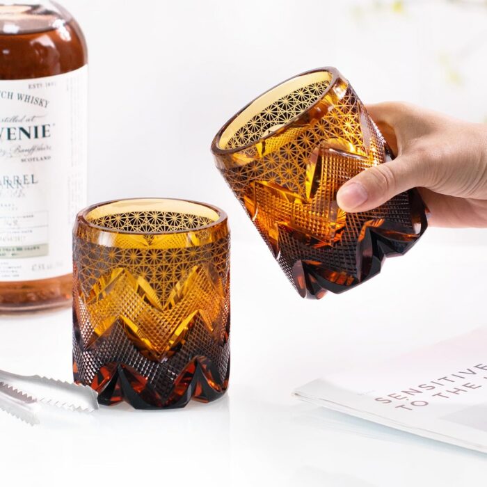 KAMMAK 8KPCM022 whiskey glasses close-up material texture detail image 4