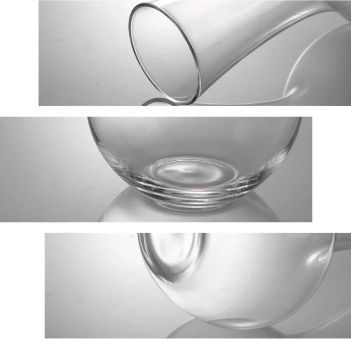 KAMMAK DS53 Crystal Wine Decanter – Detail 4 KAMMAK 8KPDSXY053 glass decanter close-up material detail image 5