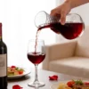 KAMMAK DS54 Textured-Neck Wine Decanter – Detail 6 KAMMAK 8KPDSXY054 glass decanter close-up material detail image 6