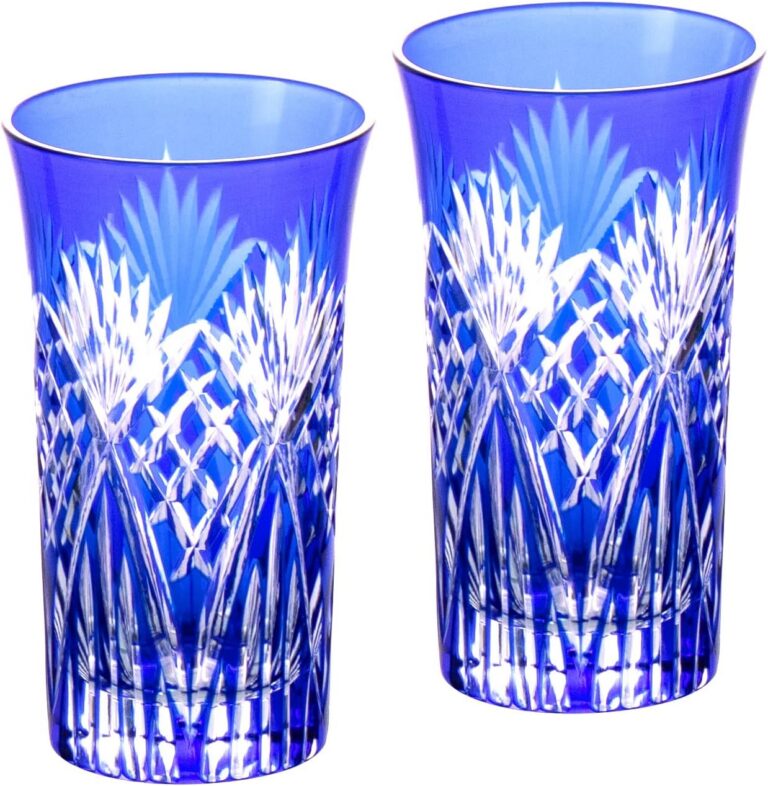 KAMMAK Shot Glasses Set of 2,Cobalt Blue Heavy Base Spirit Drinking Cups - gallery image 1