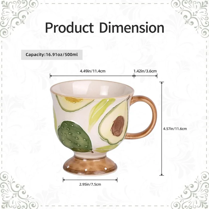 KAMMAK 8CZGX023 ceramic cup and saucer shape and proportion detail image 3