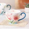 KAMMAK 8CZGX036 ceramic cup and saucer front view for product display