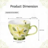 KAMMAK 8CZGX029 ceramic cup and saucer shape and proportion detail image 3