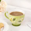 KAMMAK 8CZGX029 ceramic cup and saucer close-up material texture detail image 4