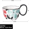 KAMMAK 8CZGX009 ceramic cup and saucer shape and proportion detail image 3
