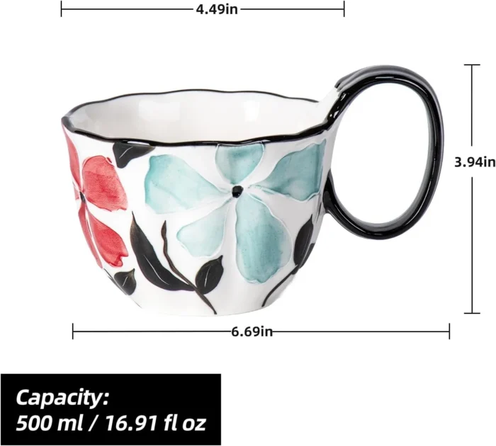 KAMMAK 8CZGX009 ceramic cup and saucer shape and proportion detail image 3