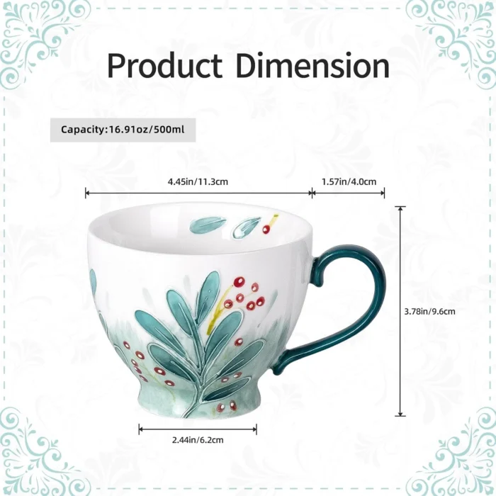 KAMMAK 8CZGX035 ceramic cup and saucer shape and proportion detail image 3