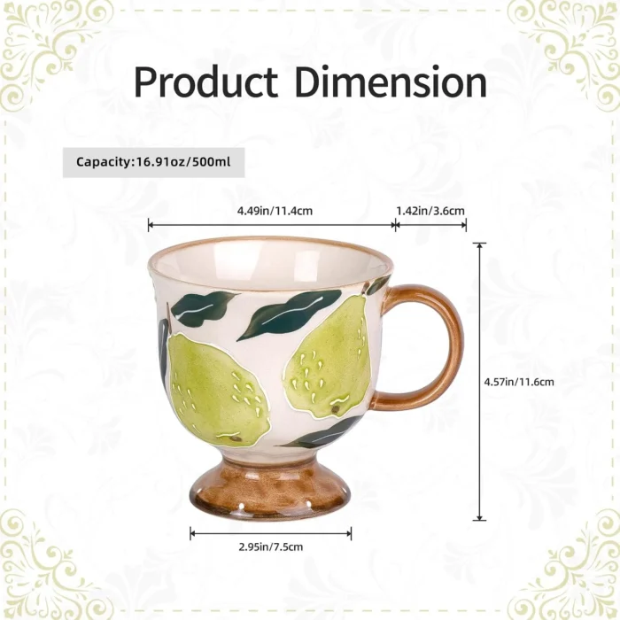 KAMMAK 8CZGX024 ceramic cup and saucer shape and proportion detail image 3