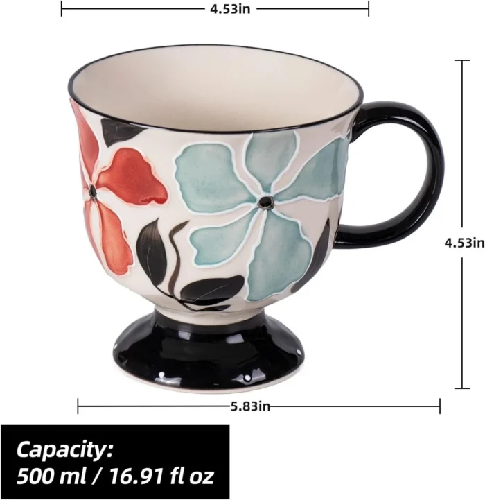 KAMMAK 8CZGX025 ceramic cup and saucer shape and proportion detail image 3