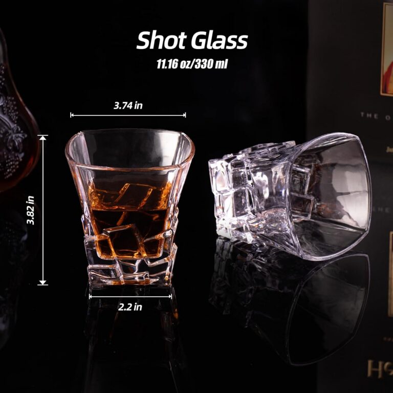 Whiskey Glasses dimensions and product details
