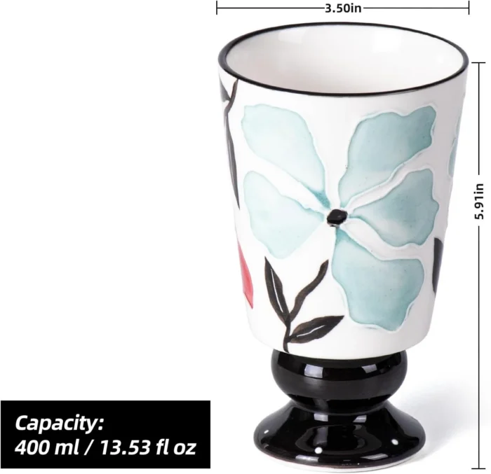 KAMMAK 8CZGX018 ceramic cup and saucer shape and proportion detail image 3
