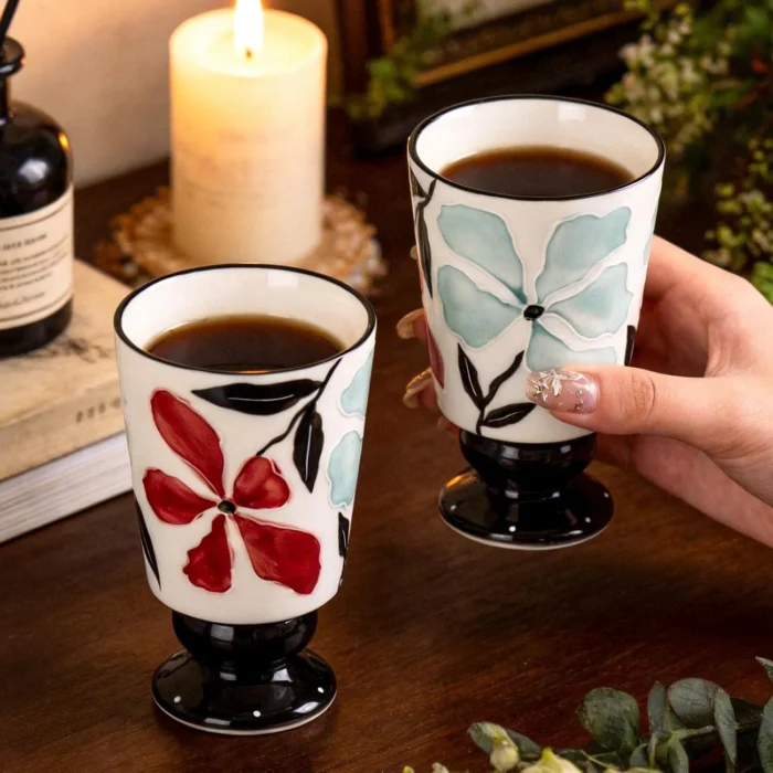 KAMMAK 8CZGX018 ceramic cup and saucer gift packaging detail image 8