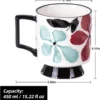 KAMMAK 8CZGX012 ceramic cup and saucer shape and proportion detail image 3