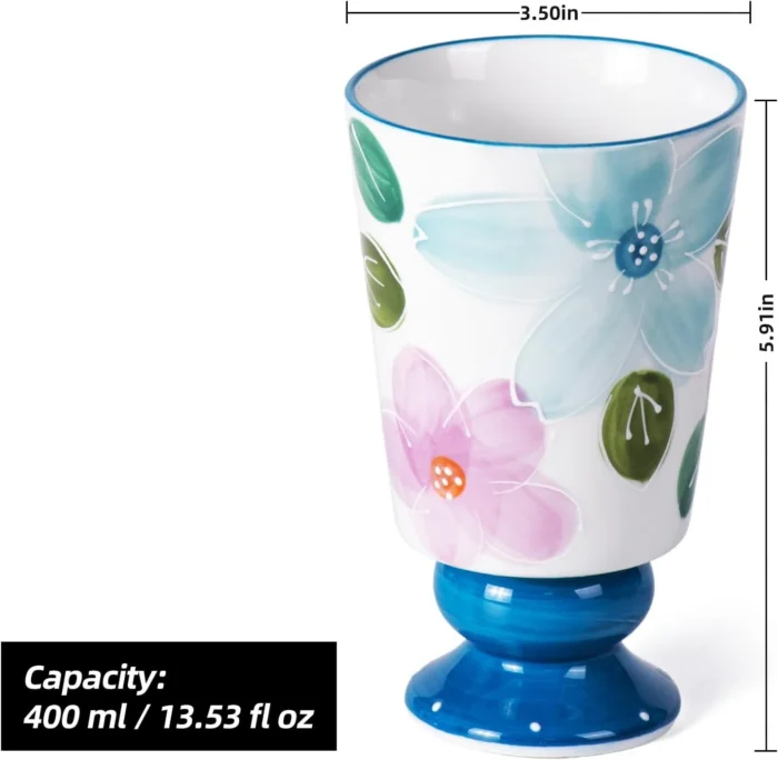KAMMAK 8CZGX016 ceramic cup and saucer shape and proportion detail image 3
