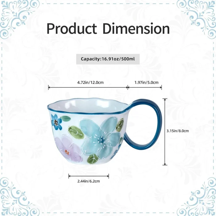KAMMAK 8CZGX007 ceramic cup and saucer shape and proportion detail image 3