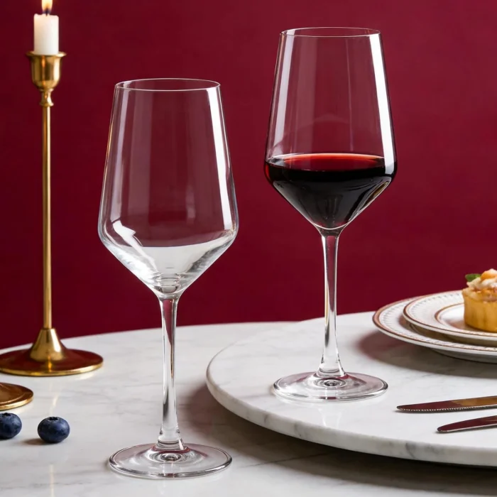 KAMMAK 8KPDY020 wine glasses styled on dining table image 5