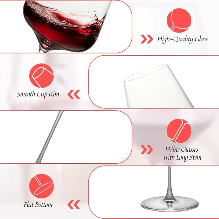 KAMMAK 8KPDY023 wine glasses close-up material texture detail image 4