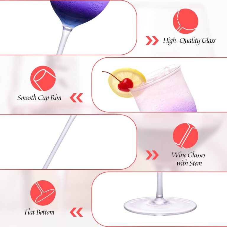 Cocktail Glasses dimensions and product details