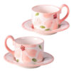 KAMMAK 8CZGX020 ceramic cup and saucer front view for product display