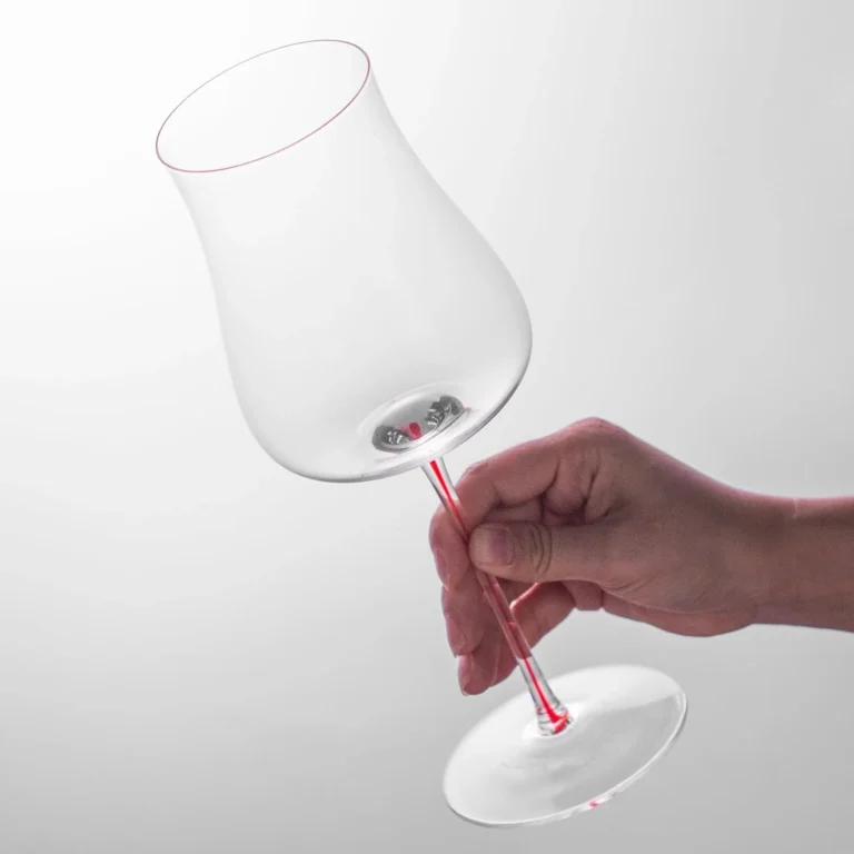 KAMMAK Crystal Red Wine Glasses Set of 2, Bordeaux Stemmed Glasses – DY003 – detail view 4