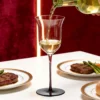 KAMMAK 8KPDY004 wine glasses side angle view showing silhouette