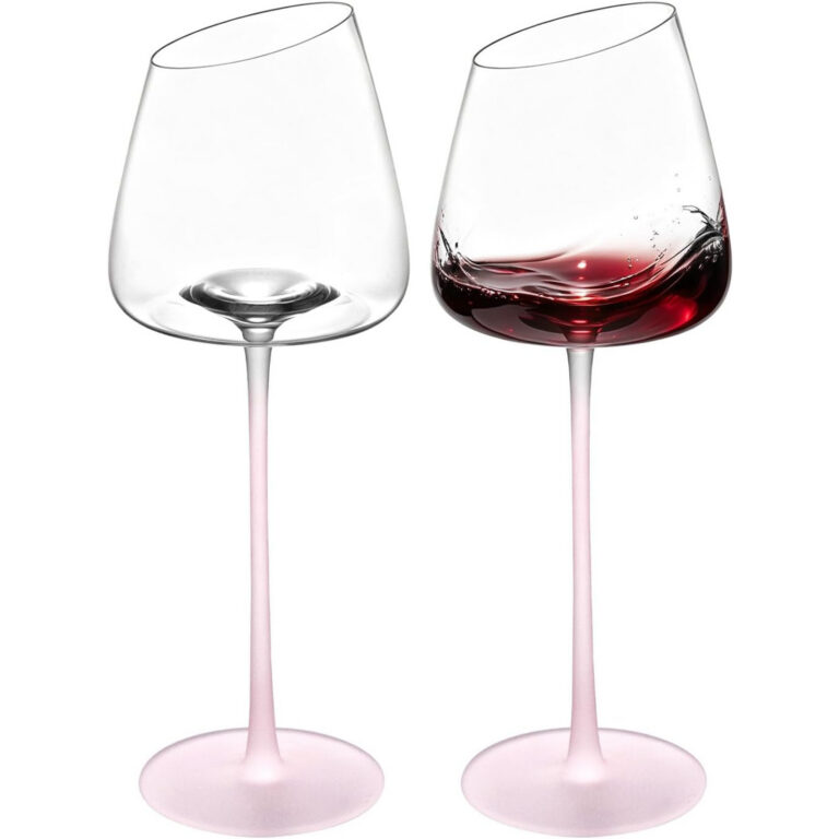 KAMMAK Crystal Red Wine Glasses Set of 2, Bordeaux Stemmed Glasses, XH058 – detail view 1