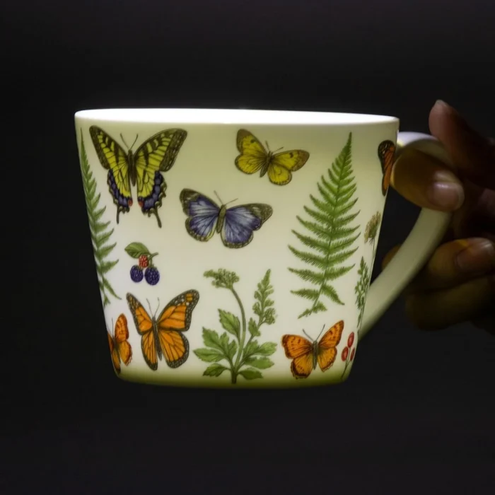 kammak-lavender-butterfly-bone-china-mugs-set-yx029-30-8 KAMMAK 8CZYX029+30 ceramic cup and saucer gift packaging detail image 8