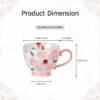 KAMMAK 8CZGX002 ceramic cup and saucer shape and proportion detail image 3