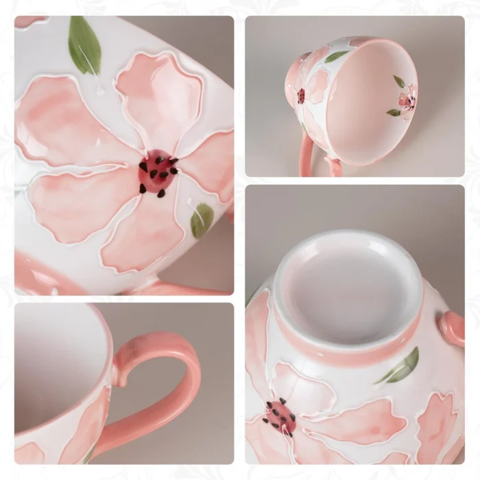 KAMMAK 8CZGX002 ceramic cup and saucer scale and proportion view image 6
