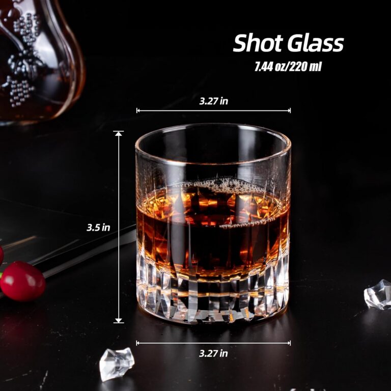 Whiskey Glasses dimensions and product details
