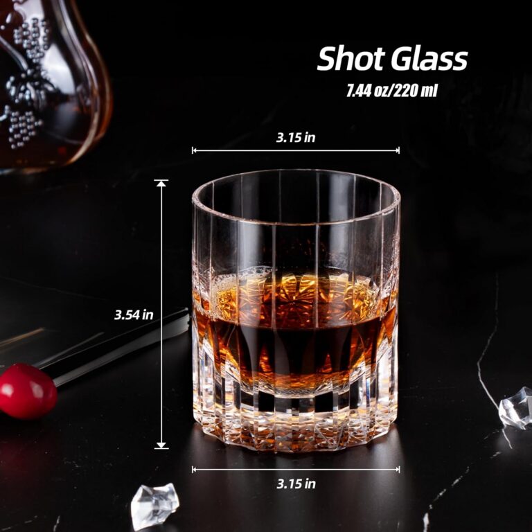 Whiskey Glasses dimensions and product details