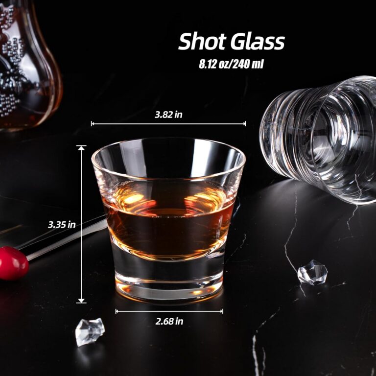 Whiskey Glasses dimensions and product details