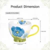 KAMMAK 8CZGX027 ceramic cup and saucer shape and proportion detail image 3