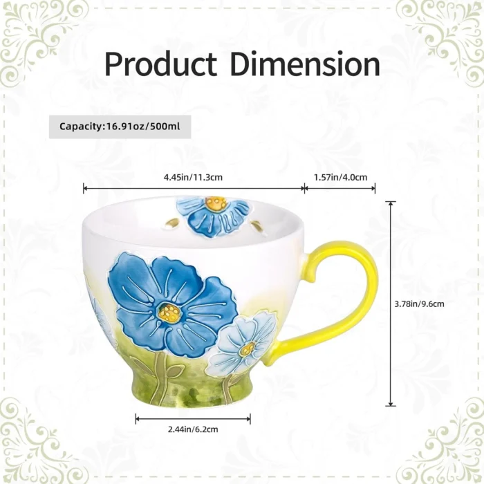 KAMMAK 8CZGX027 ceramic cup and saucer shape and proportion detail image 3