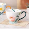 KAMMAK 8CZGX030 ceramic cup and saucer front view for product display